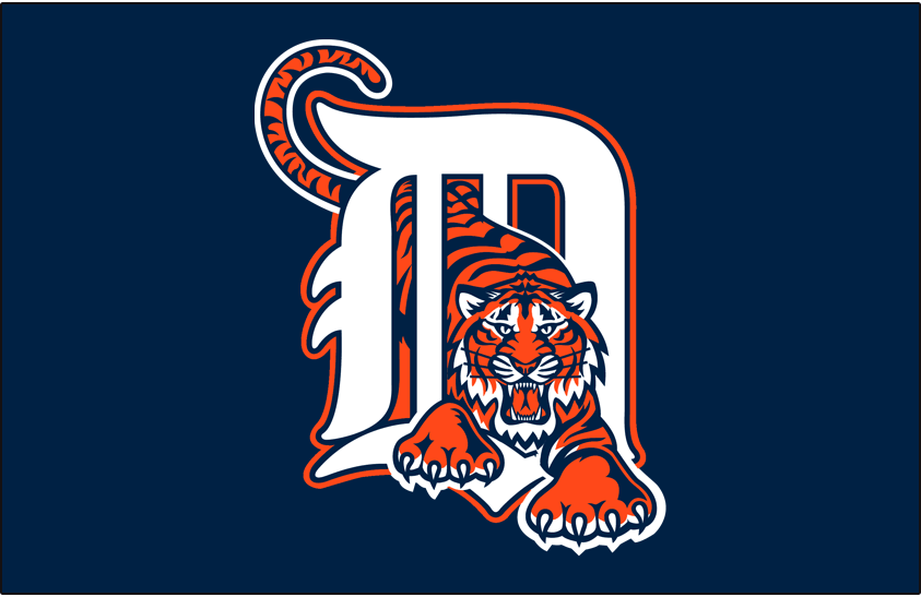 Detroit Tigers 1995-1997 Cap Logo fabric transfer